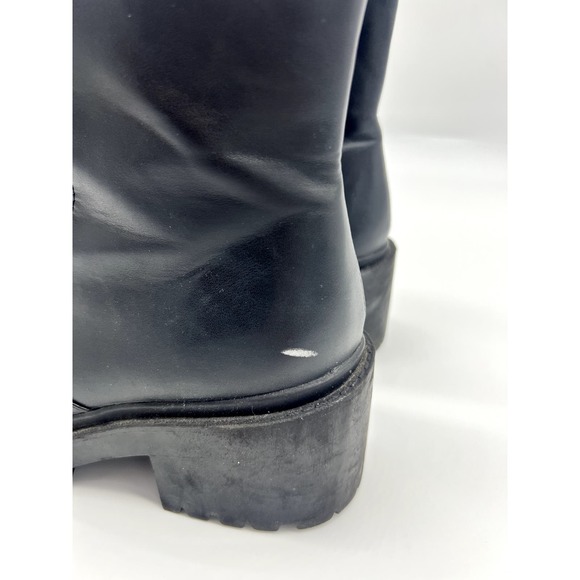 Universal Thread Black Combat Boots - Picture 2 of 8